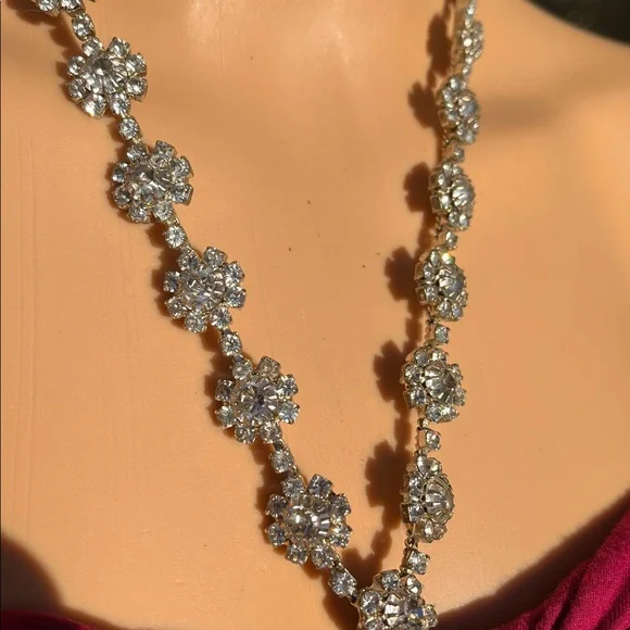 Sky ruby red stretch knit top with crystal straps - Picture 4 of 5